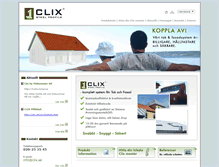 Tablet Screenshot of clix.se